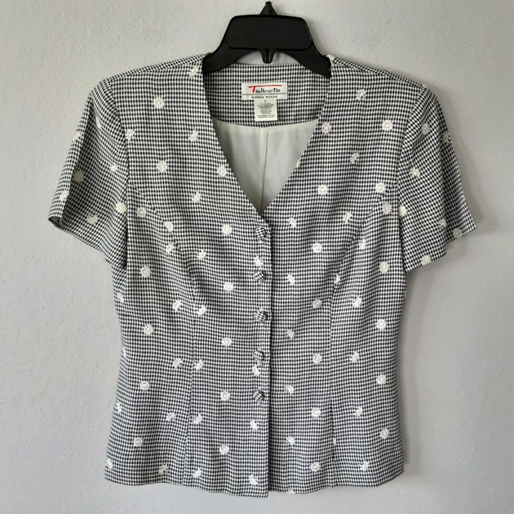 Vintage Talbots Donna Rico Women's Blouse -  Size 6 - Made in the USA
